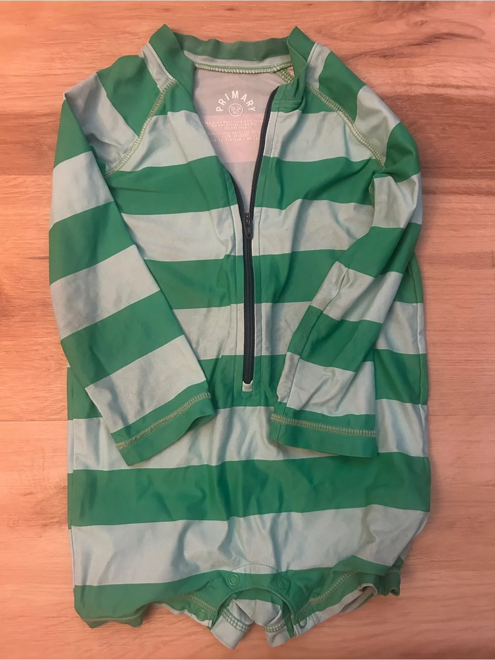 Primary swim lot size 18-24 months